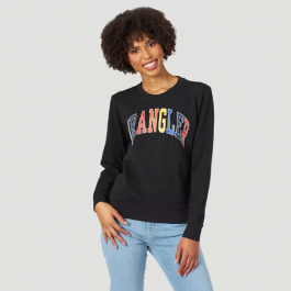 Wrangler rainbow sweatshirt deals