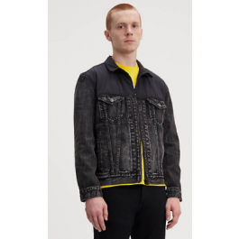 mockneck trucker jacket