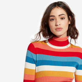 wrangler rainbow sweater