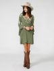 Stetson Olive Crepe Embroidered Dress 11-057-0565-0717 