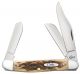 Case Amber Bone Peach Seed Jig Stockman 00128
