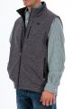 Cinch MENS 3XL BONDED CONCEALED CARRY VEST - CHARCOAL MWV108202X