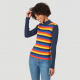 WRANGLER WOMEN'S COLORBLOCK STRIPE TURTLENECK WDKLHNV