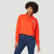 WRANGLER WOMEN'S QUARTER ZIP CAMPUS SWEATSHIRT WDKLSOT