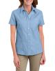 DICKIES WOMEN'S Short Sleeve Stretch Oxford Shirt FS254