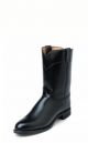 JUSTIN MEN'S BLACK MELO-VEAL WESTERN BOOTS 3170