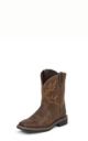 JUSTIN KIDS' BUFFALO STAMPEDE BOOTS 4681JR