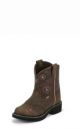 JUSTIN KIDS' BARNWOOD BROWN BUFFALO JUSTIN GYPSY™ BOOTS 9205JR