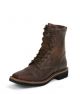 JUSTIN MEN'S RUGGED TAN STAMPEDE WORK BOOTS WK681