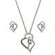 Montana Silversmiths Woven Hearts Jewelry Set JS2234
