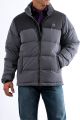 Cinch Mens Gray Quilted Down Jacket MWJ1066001