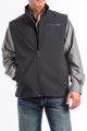 Cinch Mens Black Bonded Vest MWV1012010