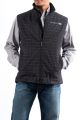 Cinch Mens Black Plaid Concealed Carry Vest MWV1058002