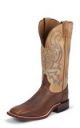 TONY LAMA MEN'S BARK LAKOTA AMERICANA WESTERN BOOTS WITH TAN TOPS 7946