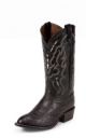 TONY LAMA MEN'S BLACK SMOOTH OSTRICH EXOTICS WESTERN BOOTS CT871