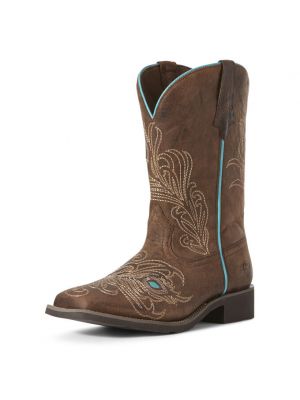 Ariat Women's Bright Eyes Wide Square Toe Western Boot 10027252