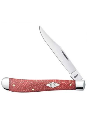Case Smooth Red Sycamore Wood Slimline Trapper 17145