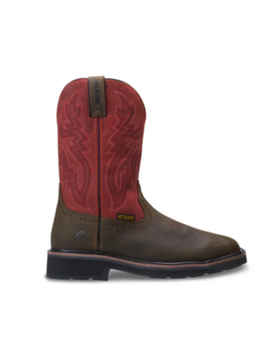 WOLVERINE MEN'S RANCHER MET GUARD STEEL-TOE WELLINGTON W10929