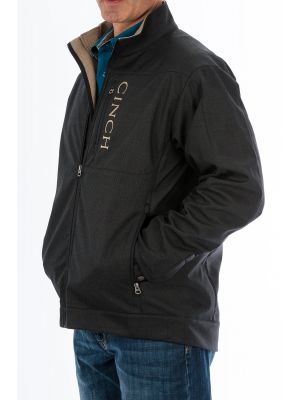 Cinch MENS 3XL BONDED TEXTURED CONCEALED CARRY JACKET - BLACK MWJ109001X