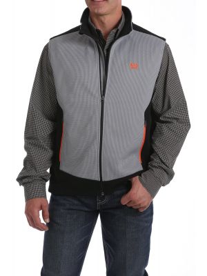 CINCH MEN'S SWEATER KNIT VEST - GRAY/BLACK MWV1517001