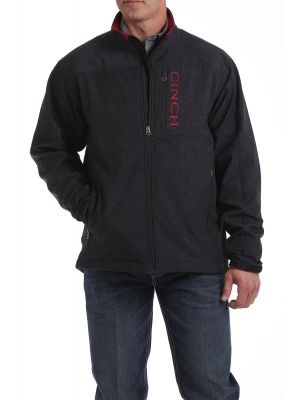 CINCH MEN'S CONCEALED CARRY BONDED JACKET - CHARCOAL/BRICK MWJ1504001