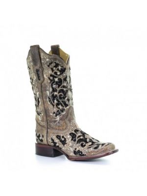 Corral Women's  OVERLAY & STUDS A3648 