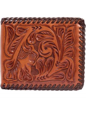 3D Natural Western Bifold Wallet 3D-AW127