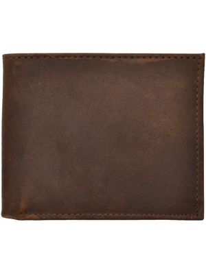 3D Brown Basic Bifold Wallet 3D-W1022
