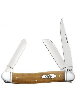 Case Smooth Antique Bone Medium Stockman 58185