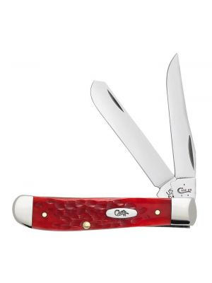 Case Dark Red Bone Standard Jig Chrome Vanadium Mini Trapper 06983