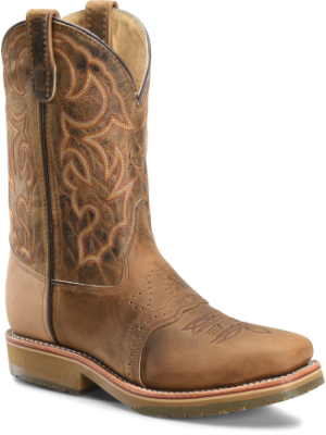 Double H Boot Mens 11 Inch Domestic Square Toe ST Roper DH3567