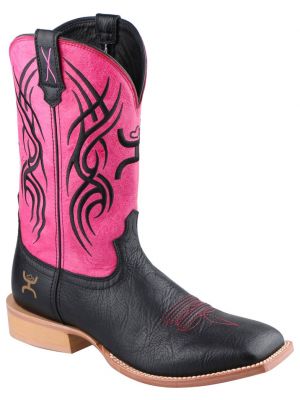 Twisted X  Black Leather Western Boots 2000166511