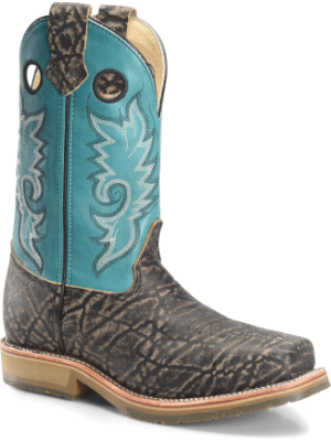 Double H Boot Mens 12 In Domestic Wide Square Toe Comp ICE Roper DH3569