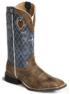 Twisted X Men's Distressed Ruff Stock Cowboy Boots 036B30