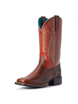 Ariat Women's Round Up Wide Square Toe Western Boot 10031601