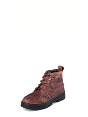justin chukka boots black
