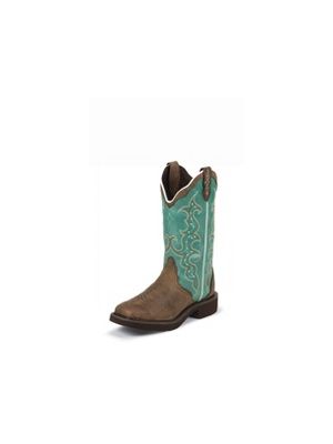 JUSTIN WOMEN'S BROWN COWHIDE GYPSY BOOTS L2904