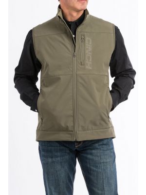 CINCH MENS WINDPROOF VEST - OLIVE MWV1099005