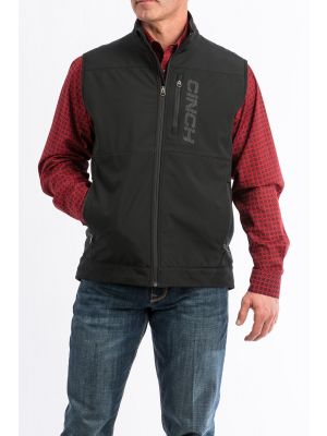 CINCH MENS WINDPROOF VEST - BLACK MWV1099008