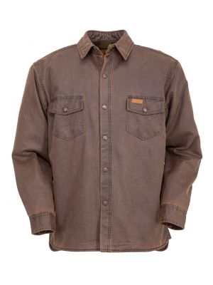 Outback Trading Company Men’s Loxton Jacket 2875-BRN-LG