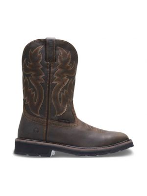 Wolverine Rancher Square-Toe Steel-Toe Wellington W10702