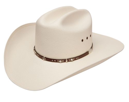 resistol george strait silver eagle straw cowboy hat