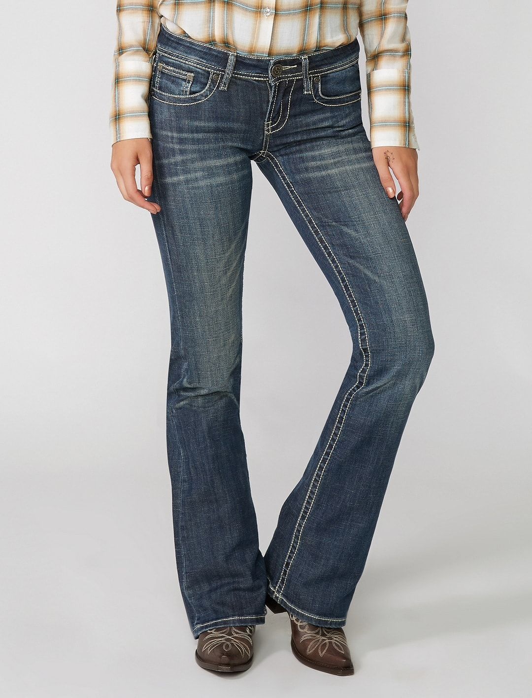 jeans with rhinestones on back pockets