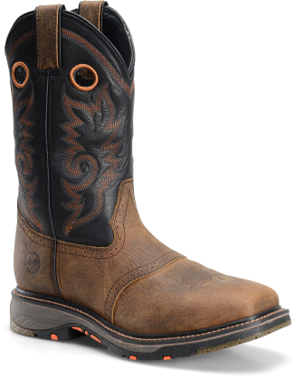 Double h boots round toe sales