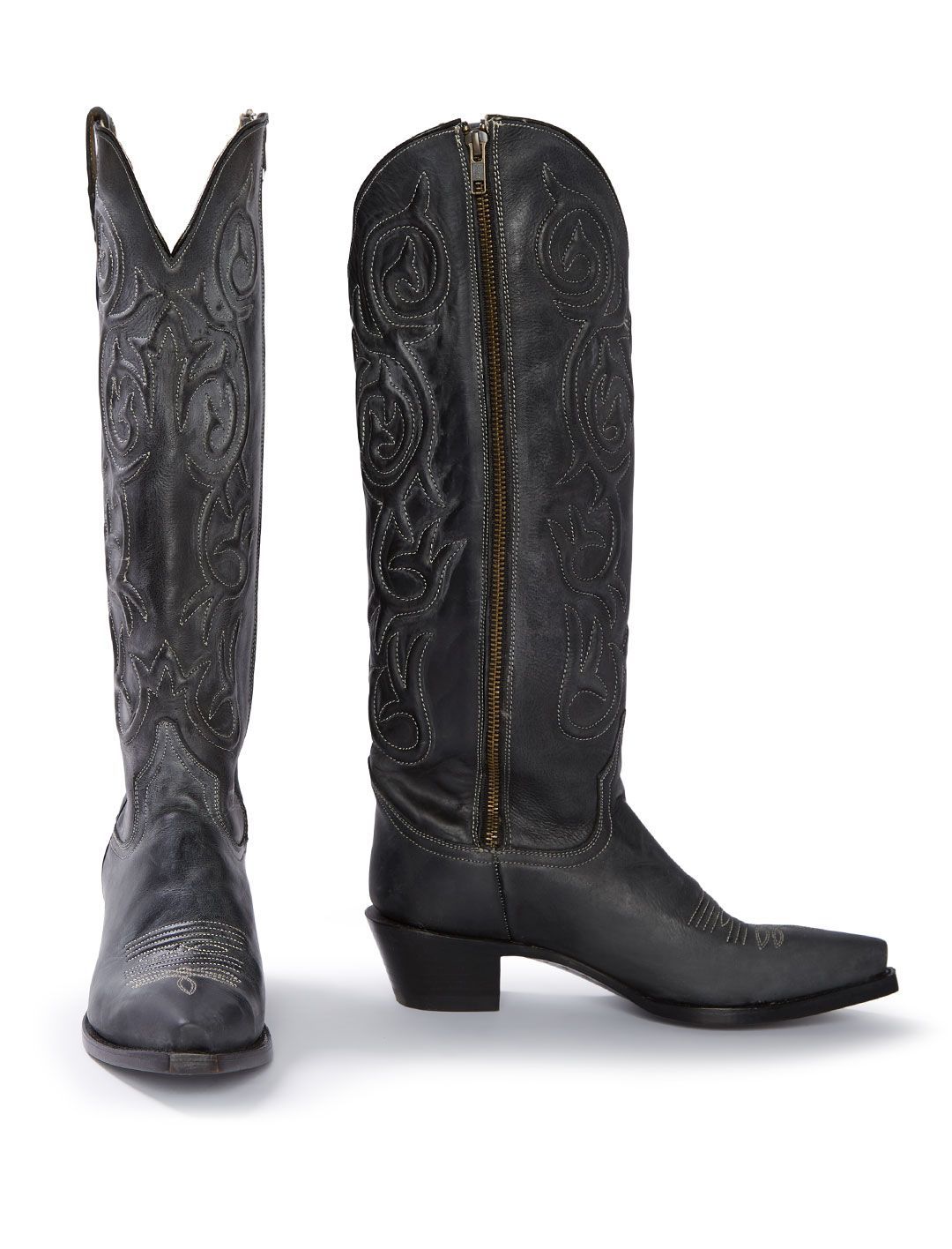 zip cowboy boots