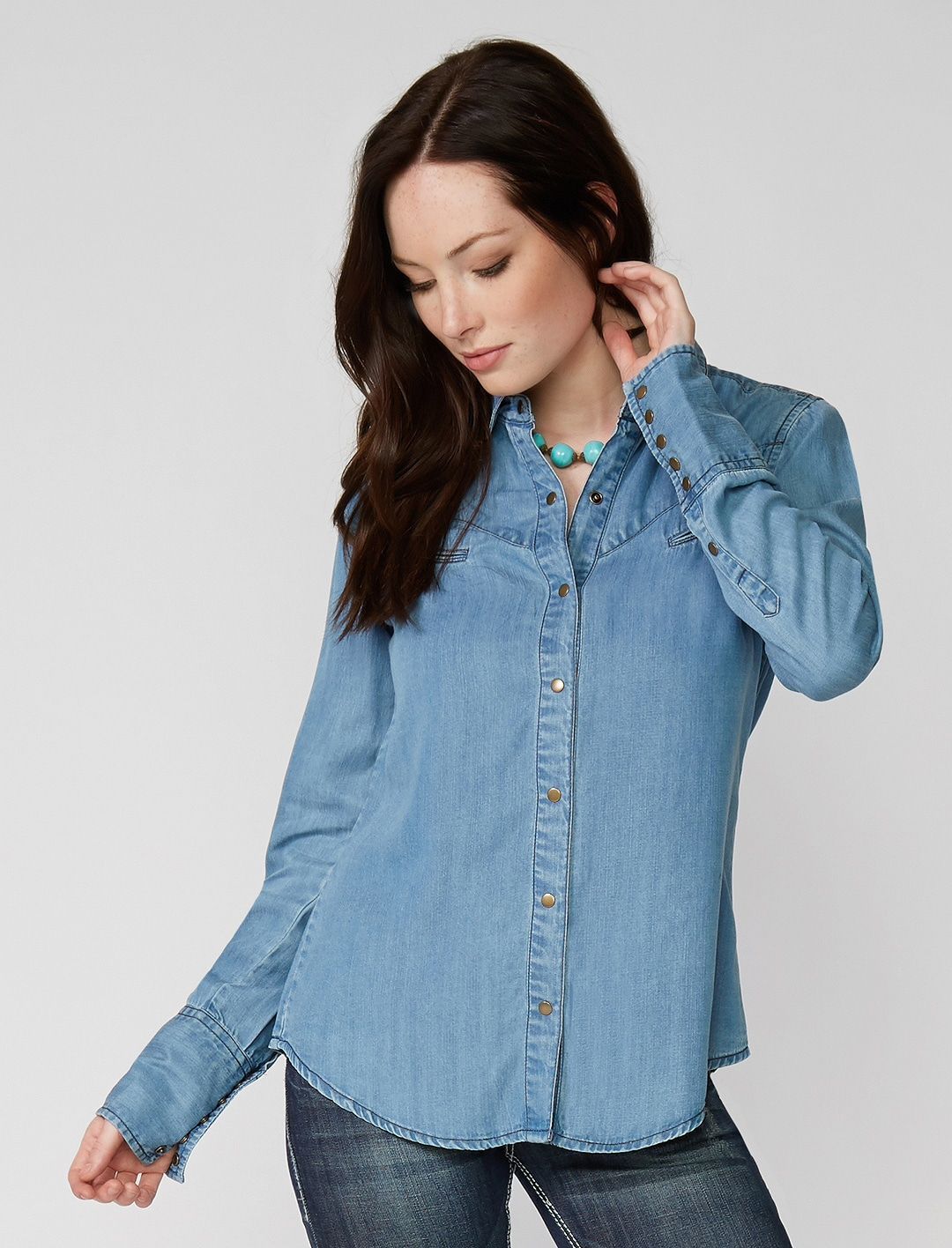 stetson denim shirt