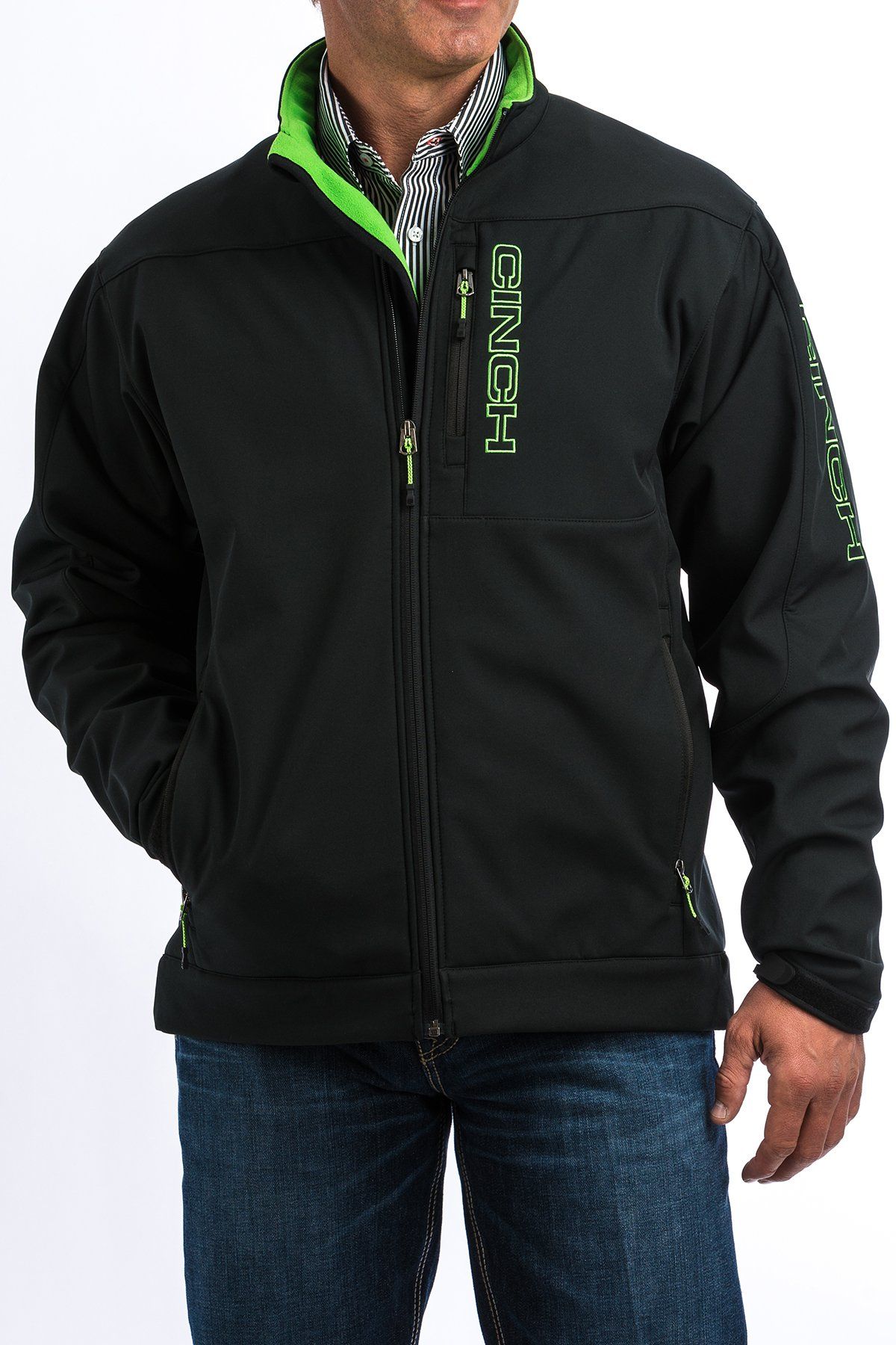 black cinch jacket