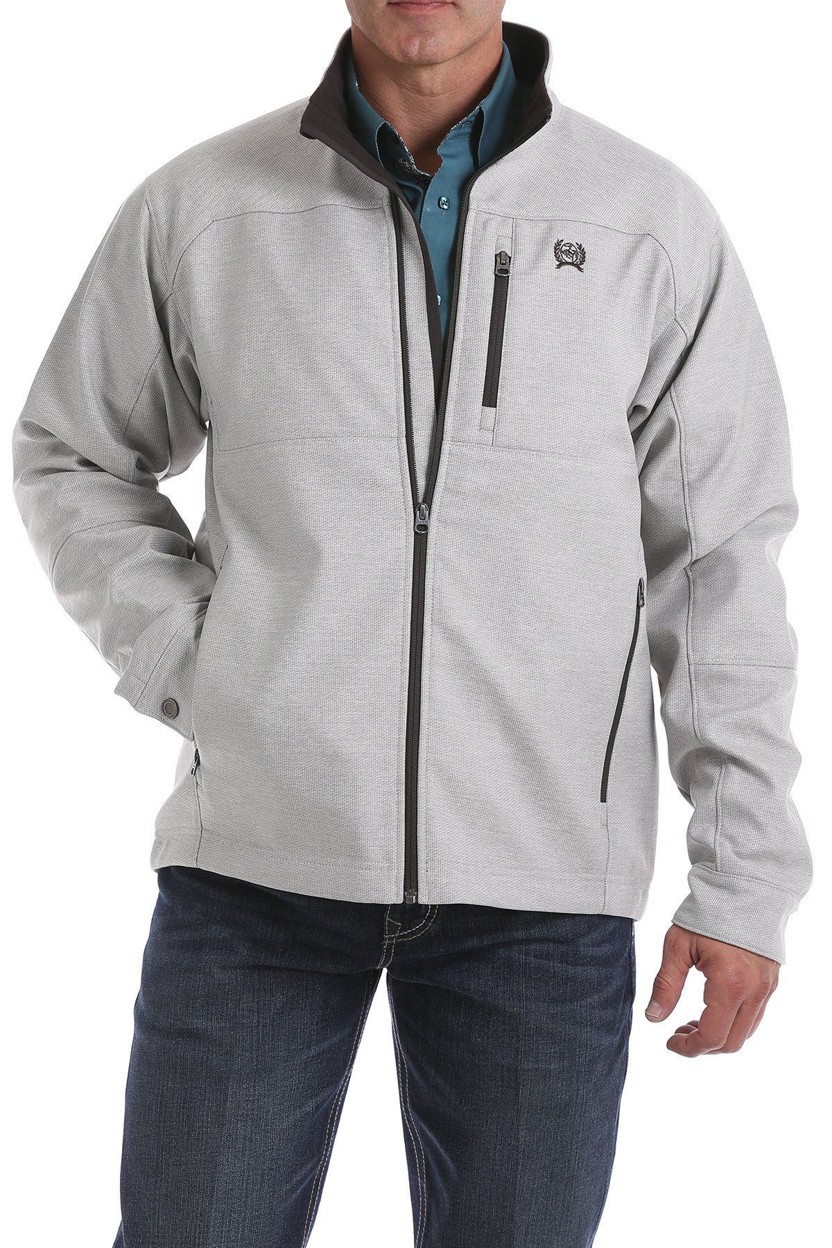 Cinch men's bonded textured concealed carry jacket shop