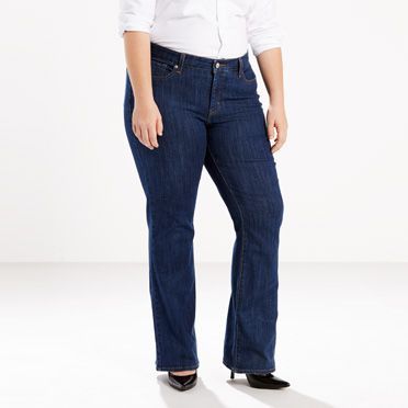 415 RELAXED BOOT CUT JEANS (PLUS 