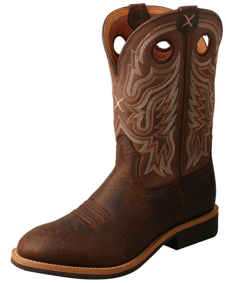 mens cowboy boots with buckles